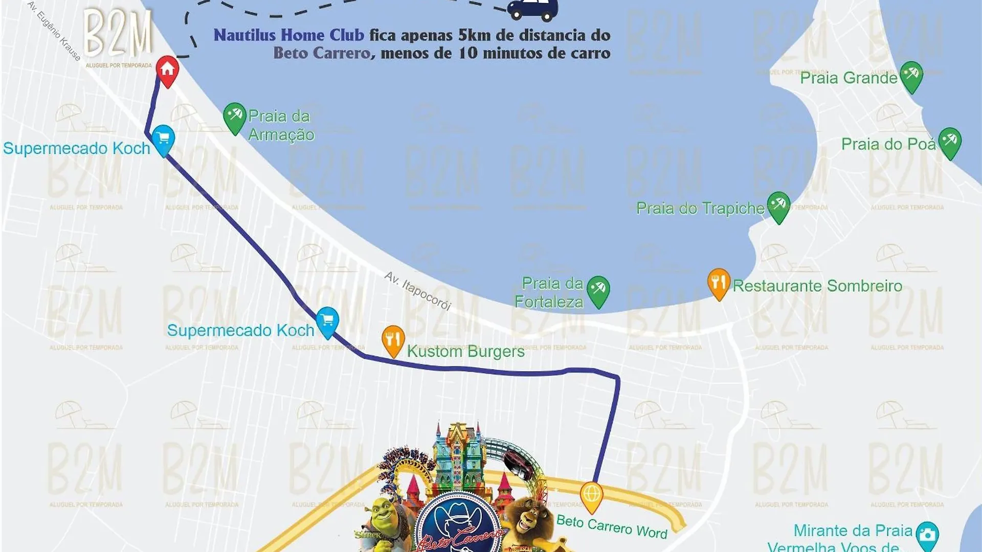 Nautilus Homeclub, 3Q, Beto Carrero, Familia, Praia Penha  0*, Penha (Santa Catarina)